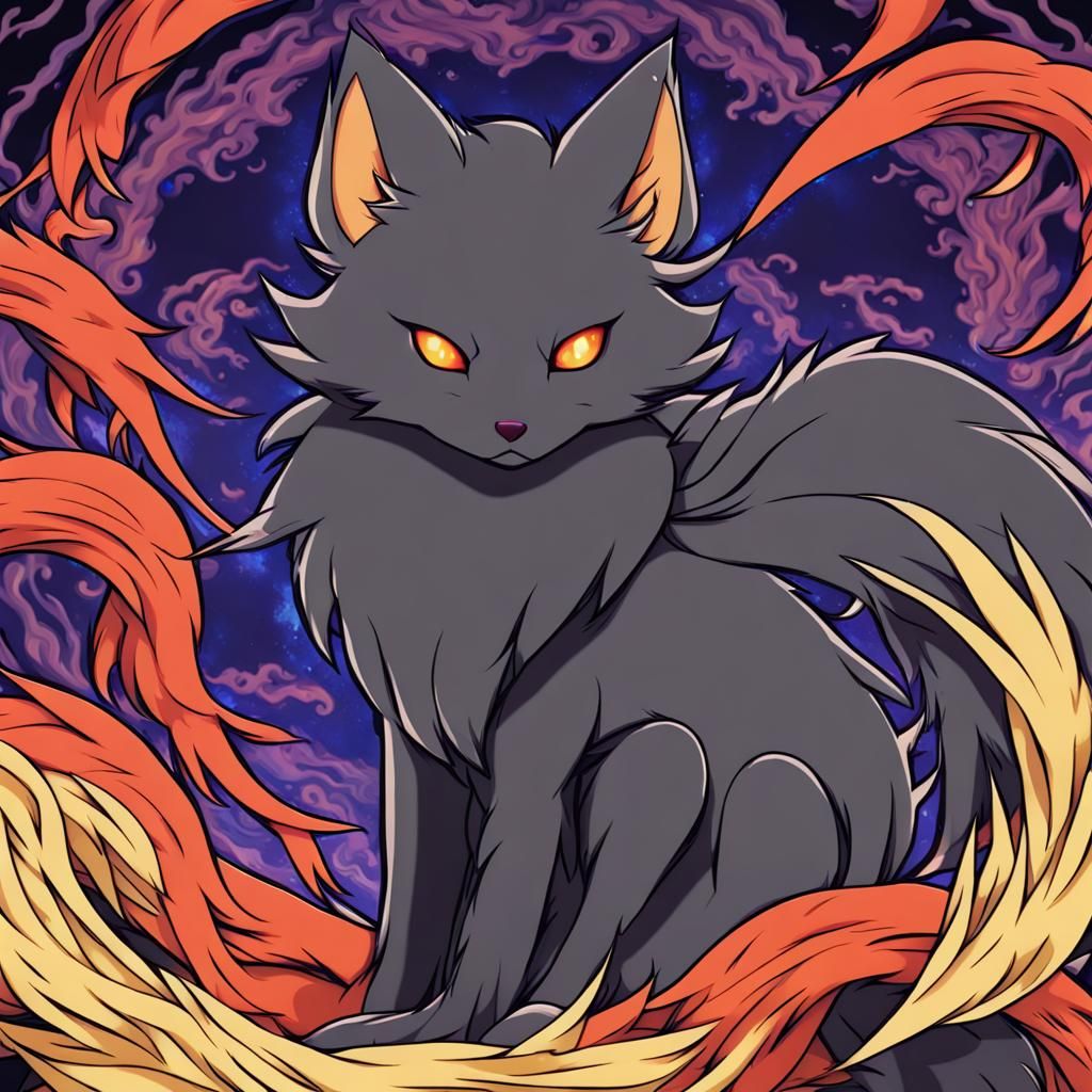 Kitsune Nine Tails, dark fairytale