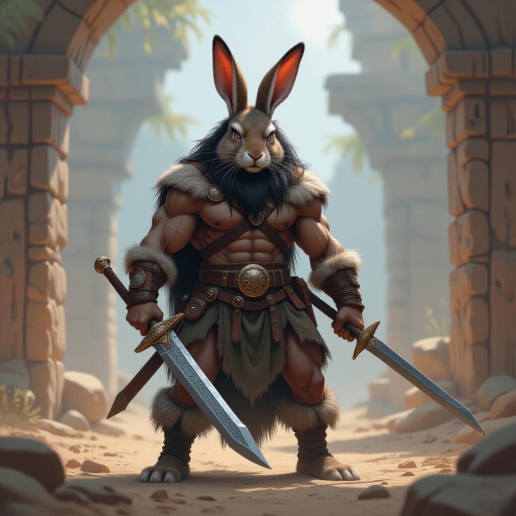 Rabbit Conan the Barbarian: Legendary Prehistoric Warrior