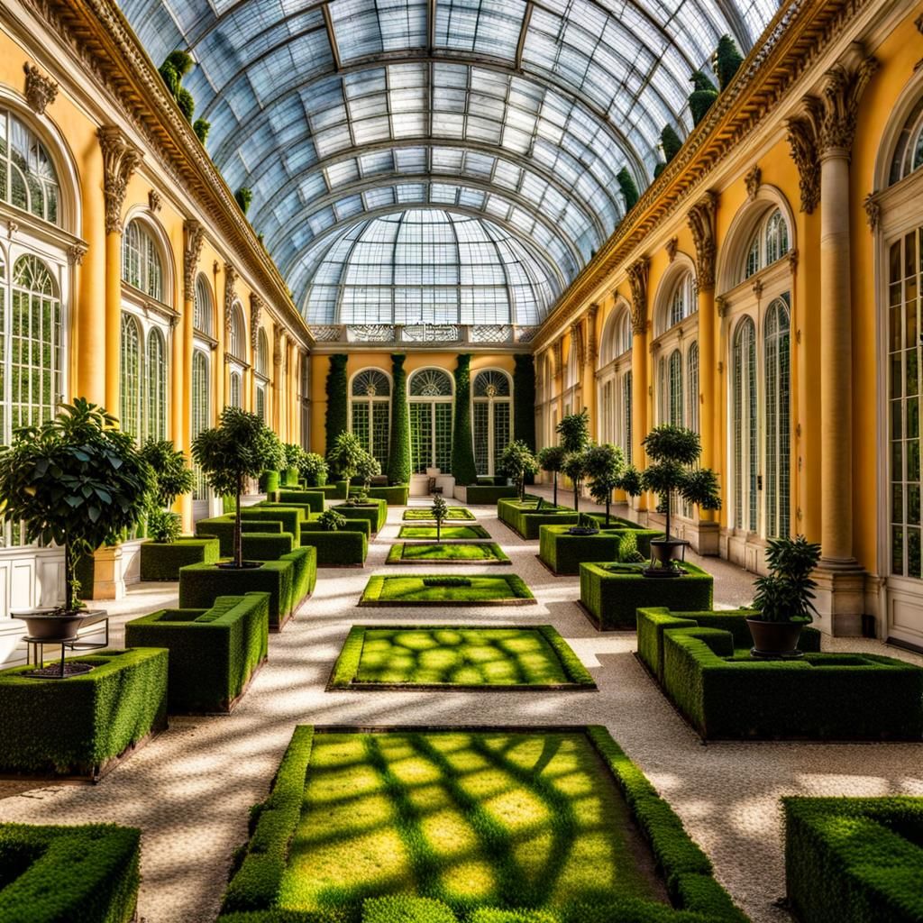 Versailles Orangery: Citrus Trees and Tropical Splendor