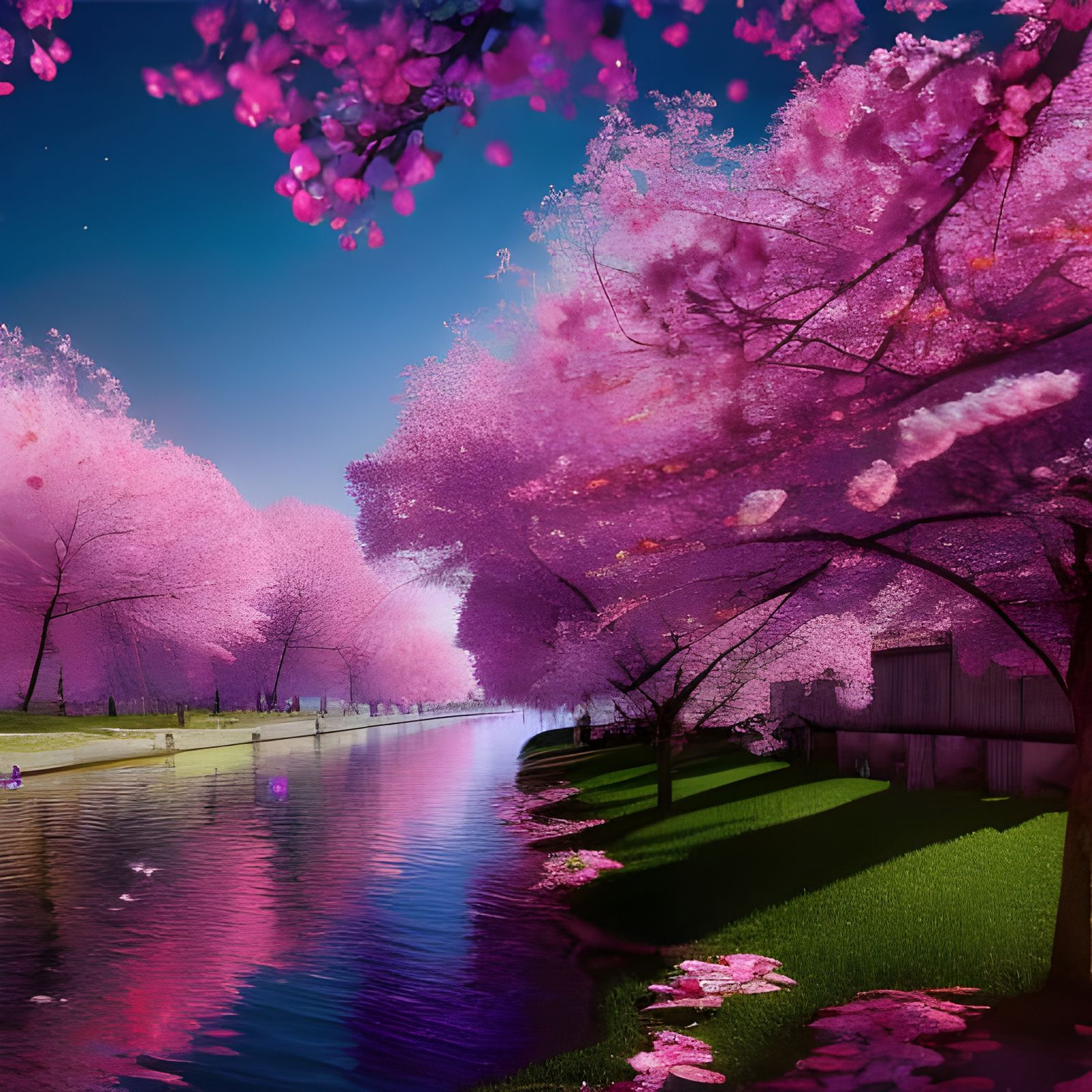 Cherry Blossoms in Bloom