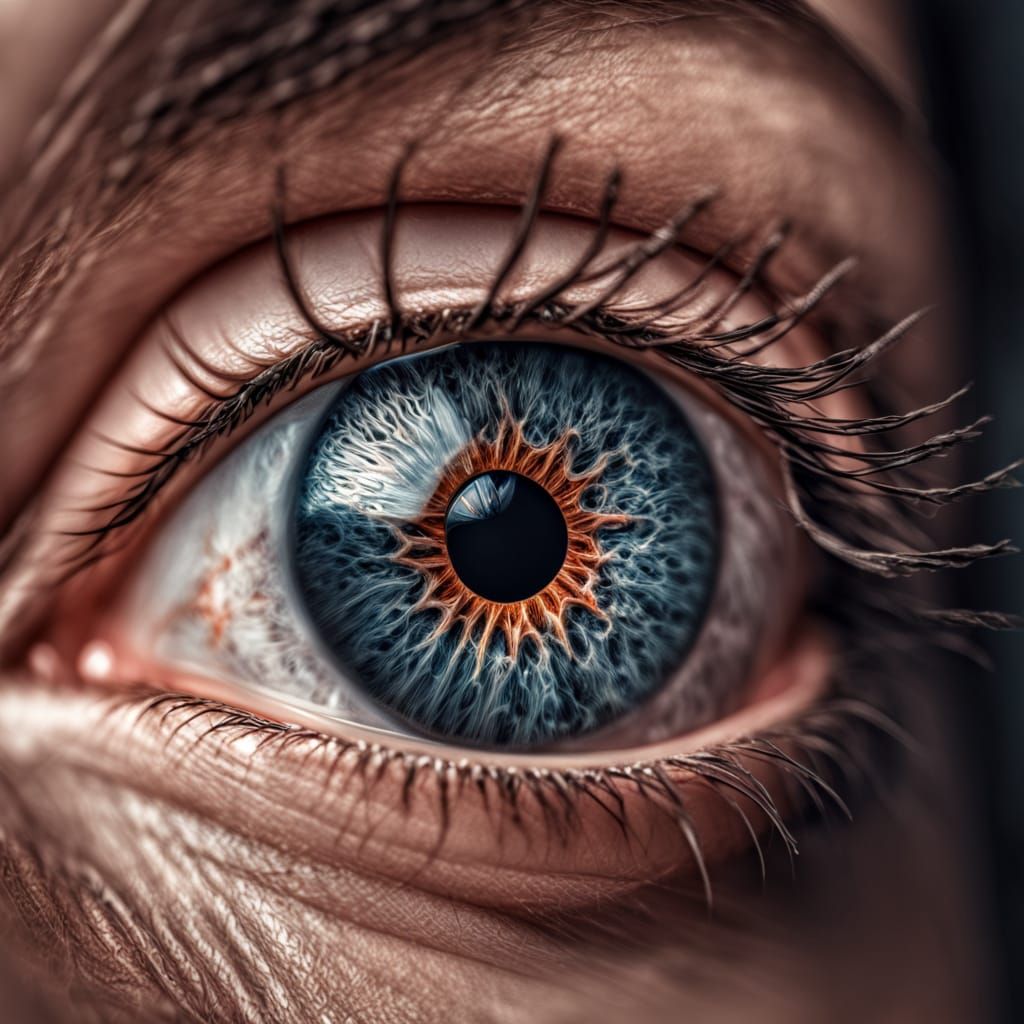 Hyperrealistic World in the Eye of a Needle