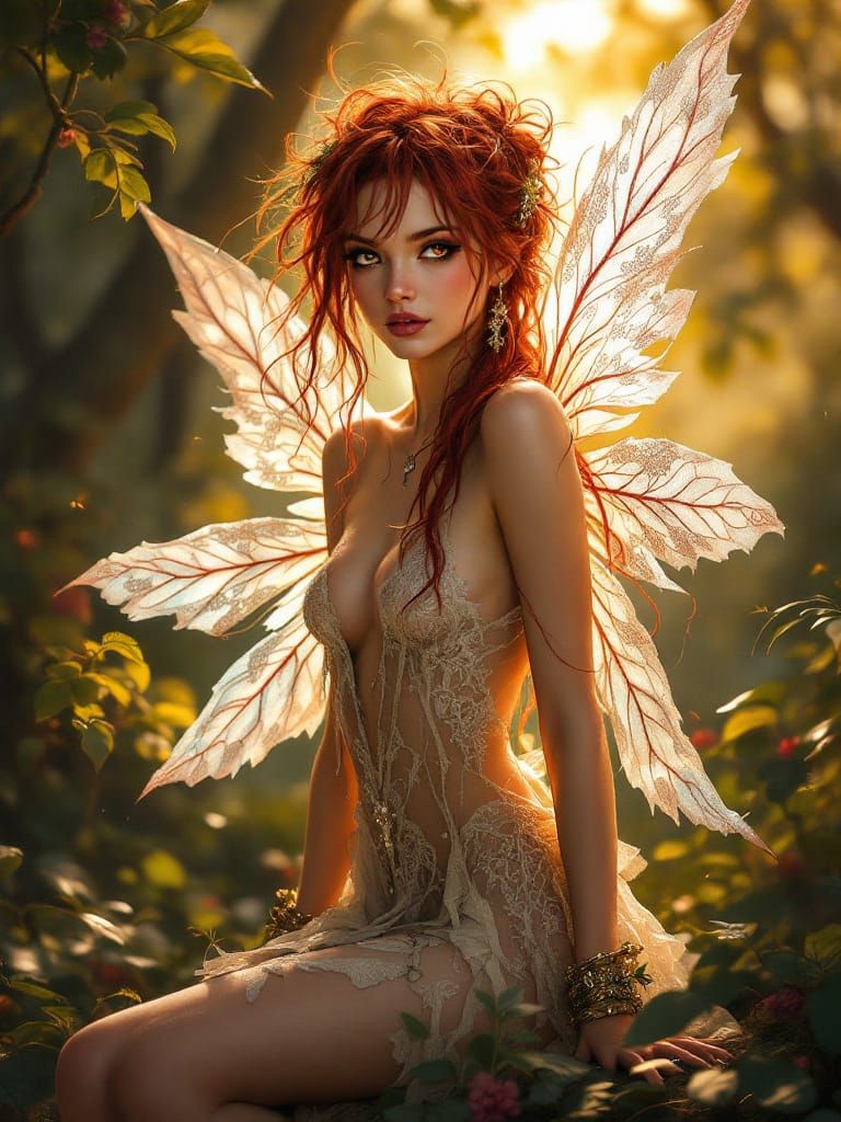 Punky Pixie Faerie in Enchanted Forest