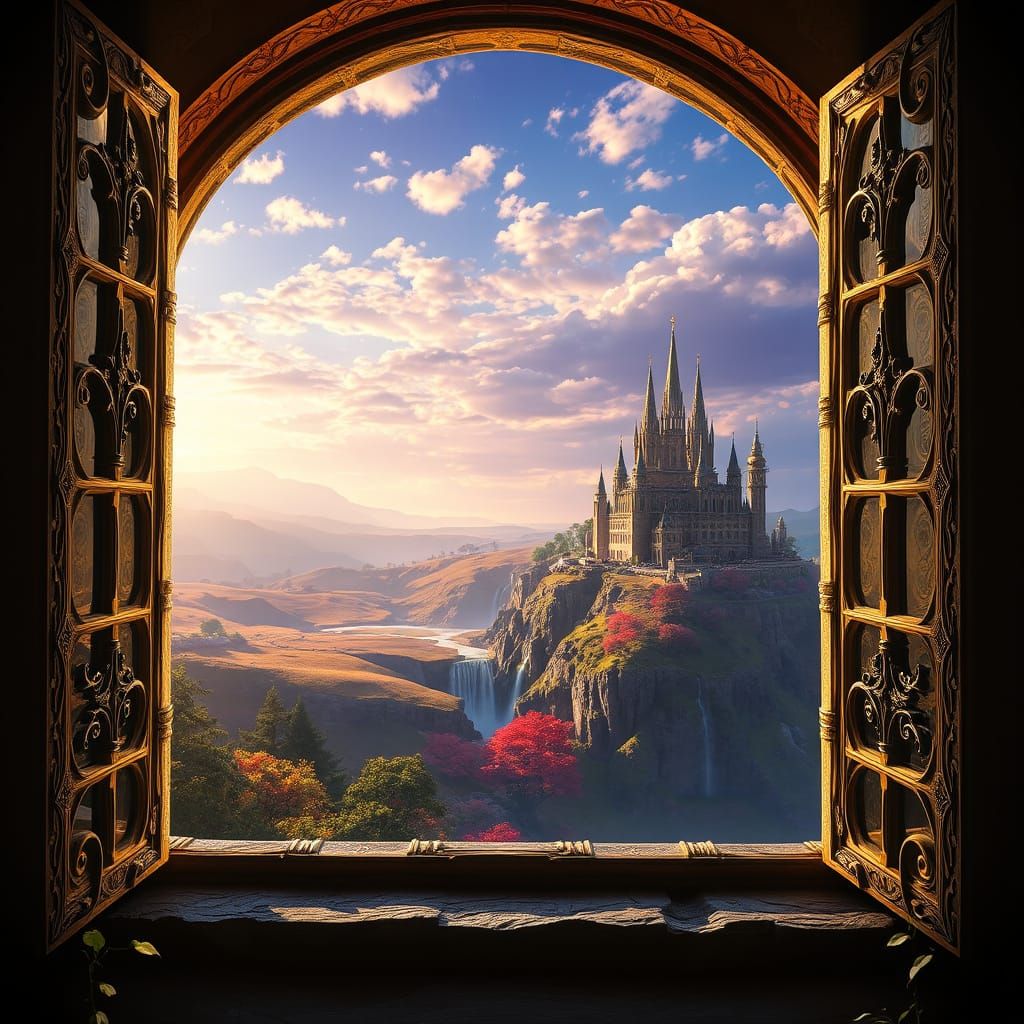 window of a castle