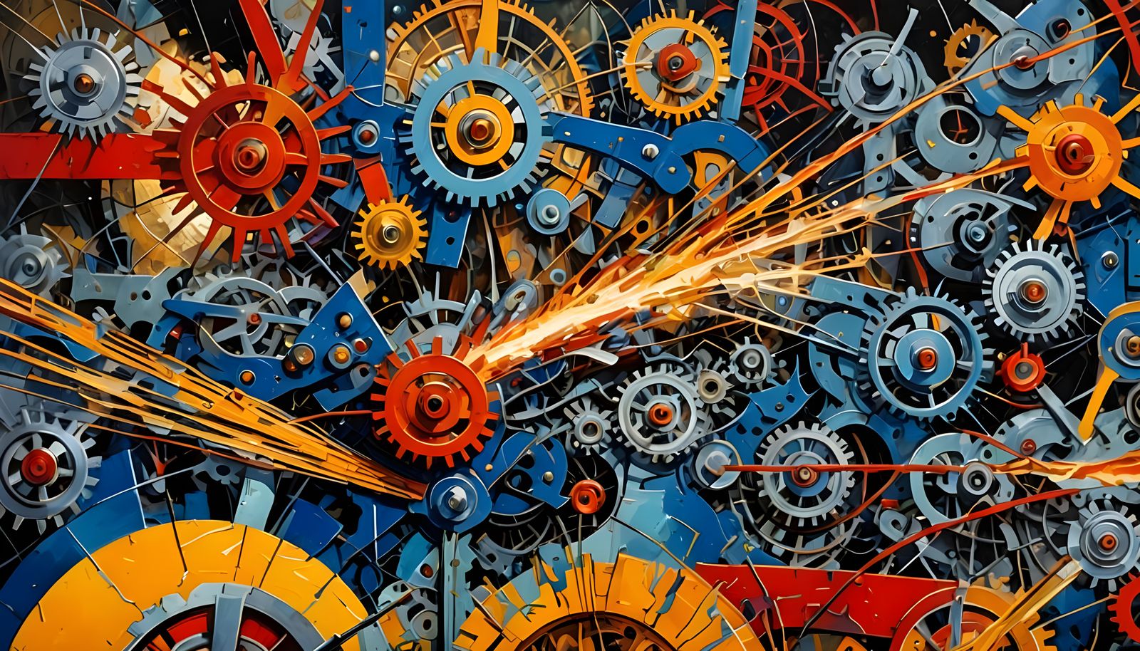 Abstract Mechanical Surrealism