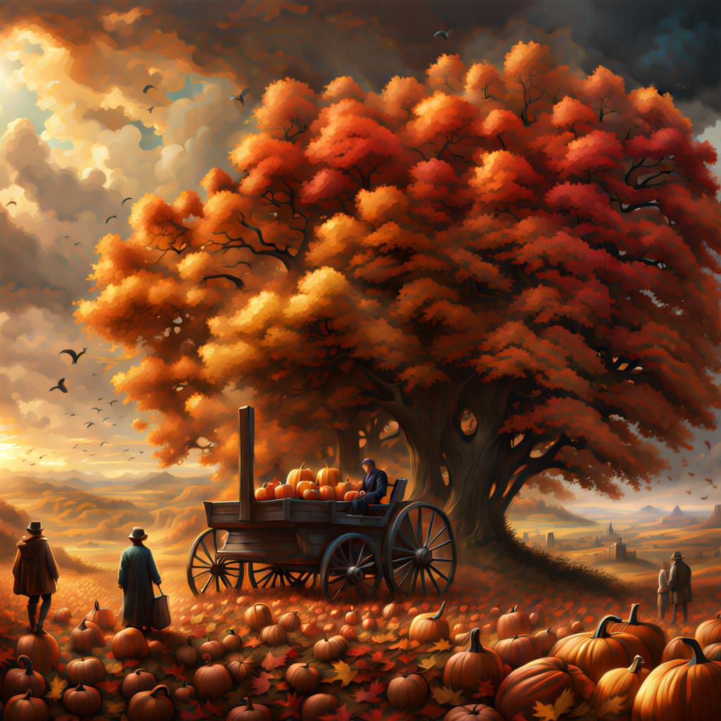 Autumn Harvest: Epic Cinematic Digital Painting