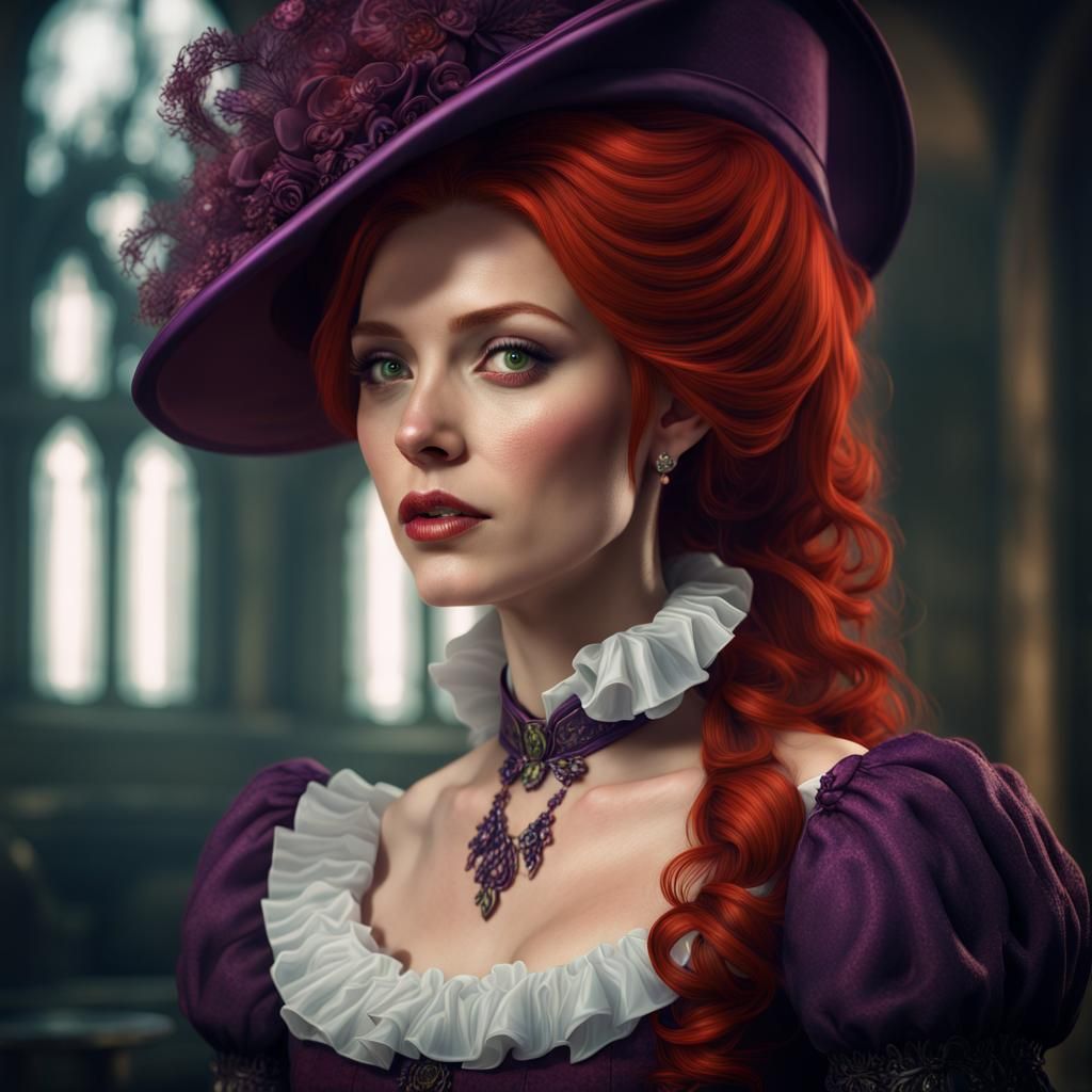 Woman in Tudor Dress: Fantasy Art on ArtStation