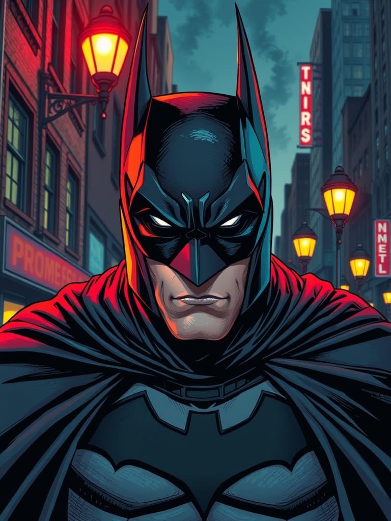 Batman Illuminated in Graphic Novel Realism