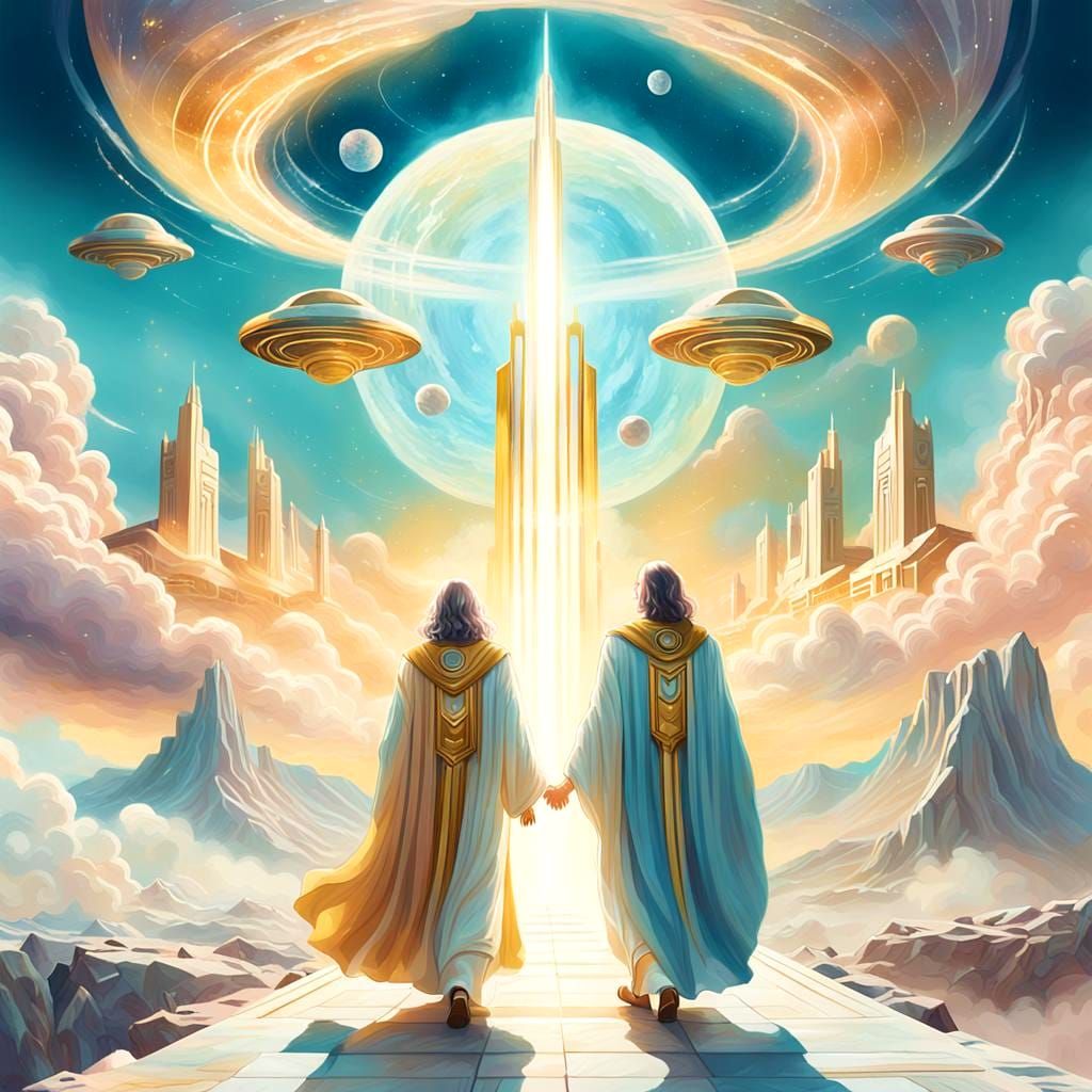 Olympian Gods Arrive From Future in Spaceships