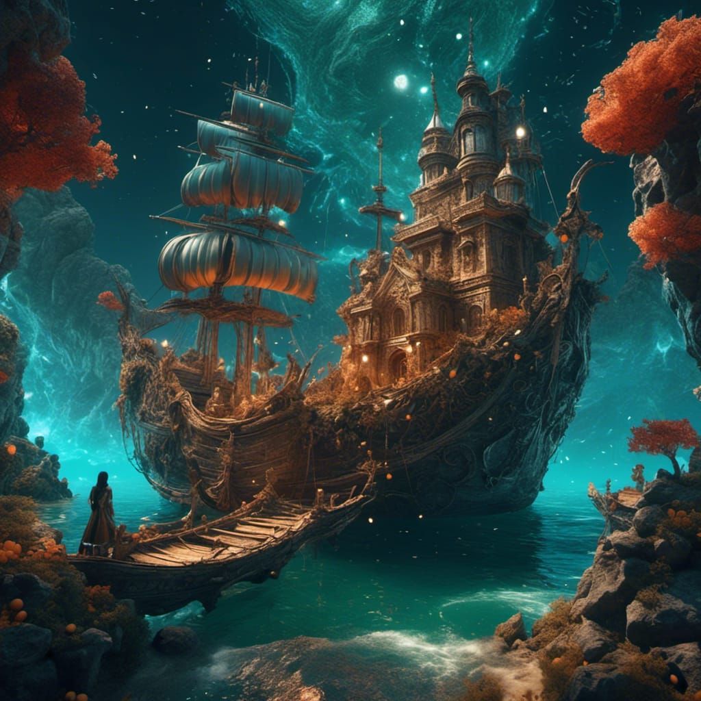 Old Mermaids and Fat Fairies: Detailed Matte Painting