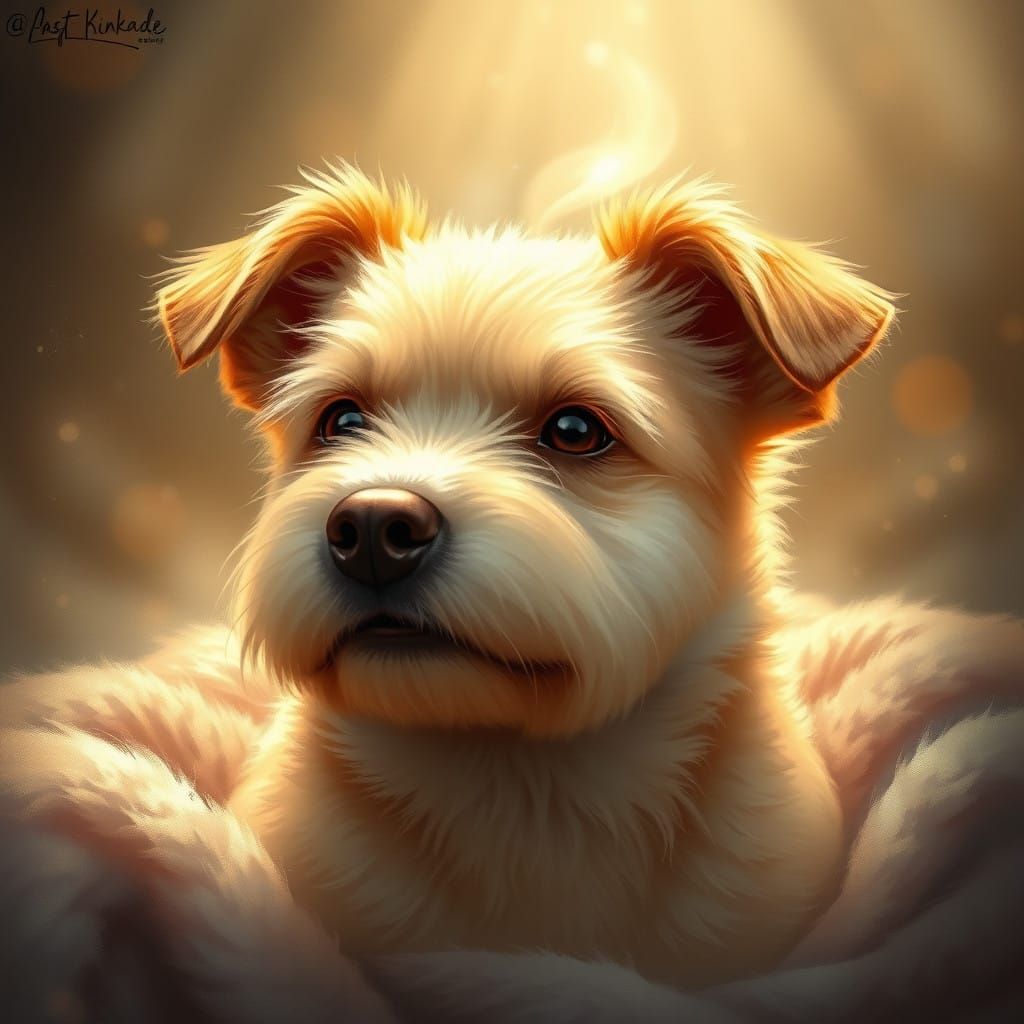 Warm Cozy Pibble in Divine Glow