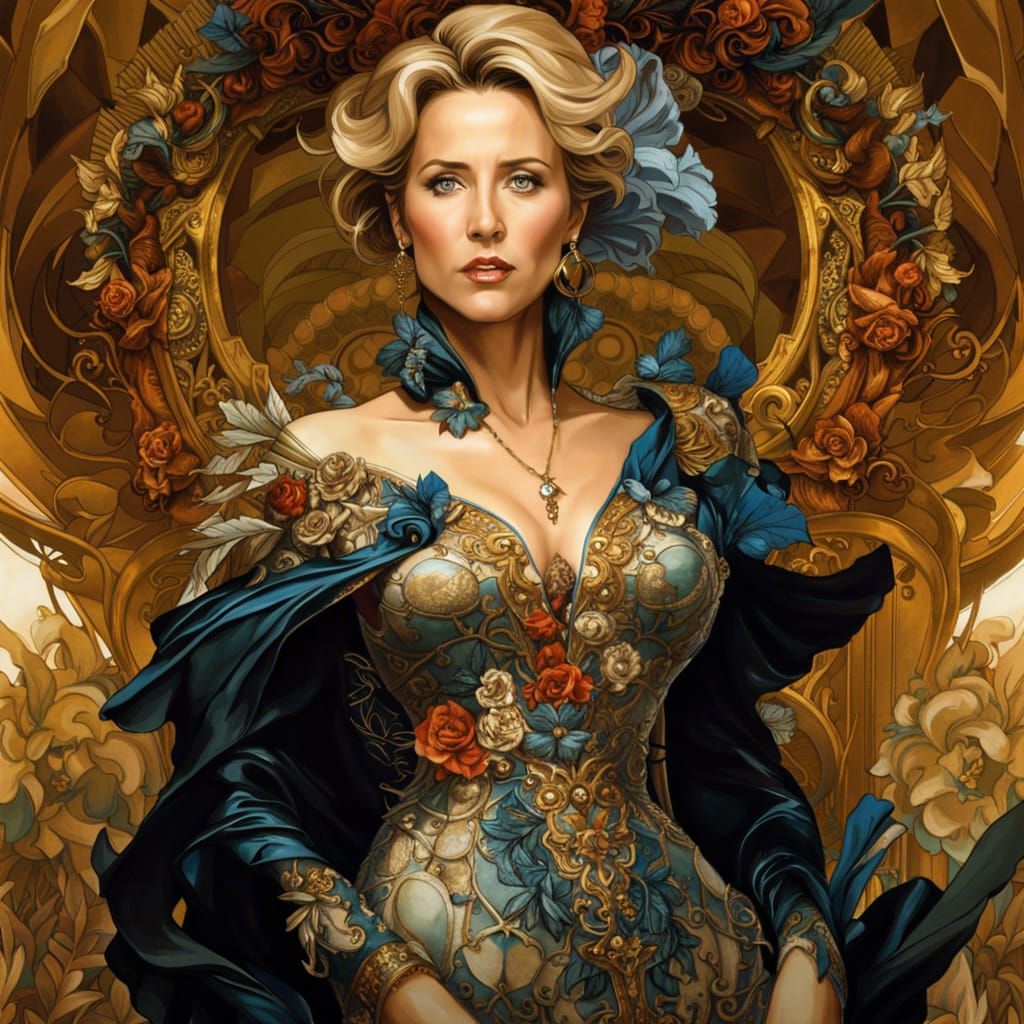 Téa Leoni evening dress