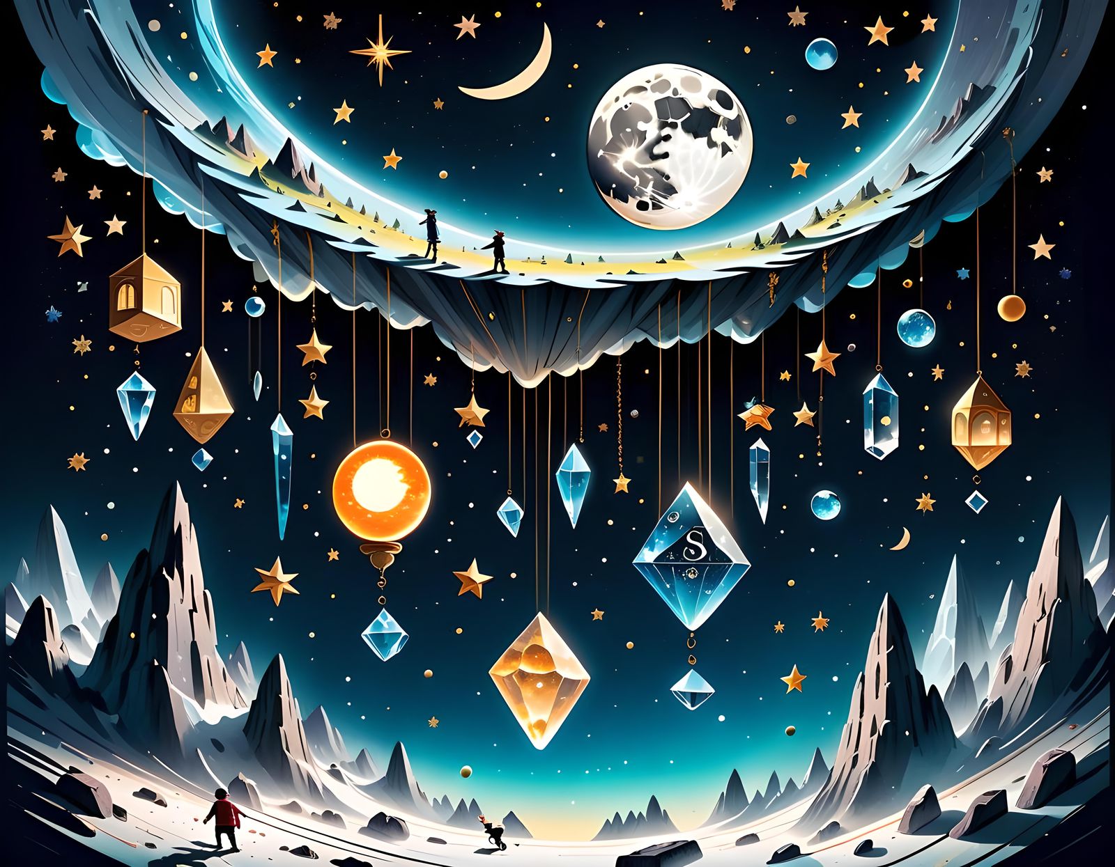 Whimsical Scenes with Gravity Defied