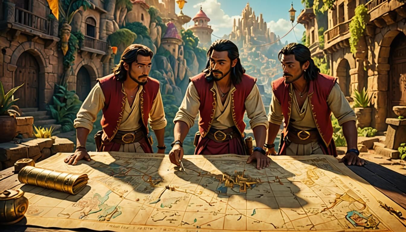 Cinematic Scene from The Road to El Dorado