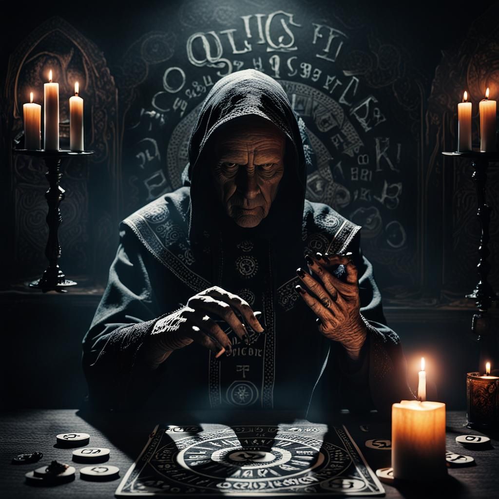 Mystical Ouija Board Concept Art
