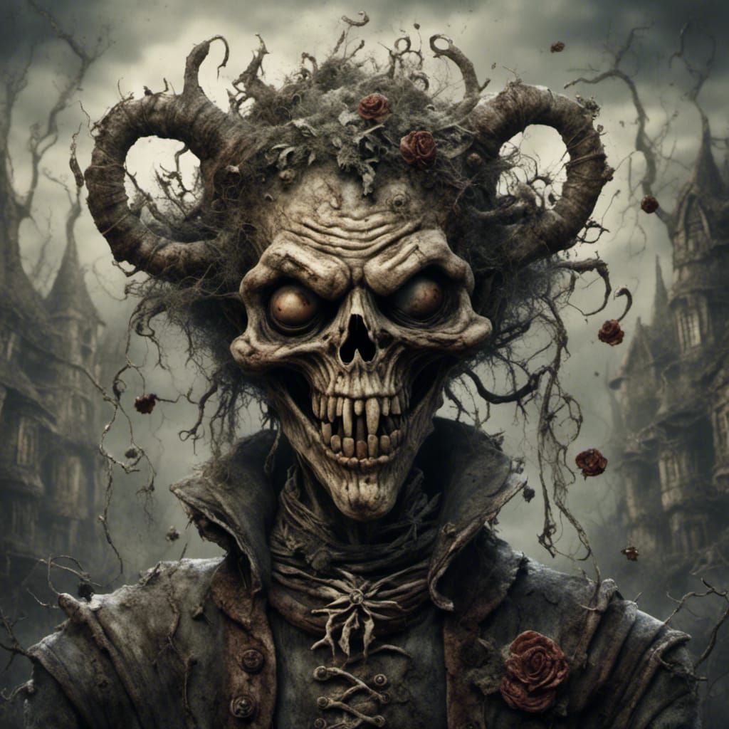 Wrong will be right, when 🧟 comes in sight, At the sound of his 😱, sorrows will be no more, When he bares his teeth, w...