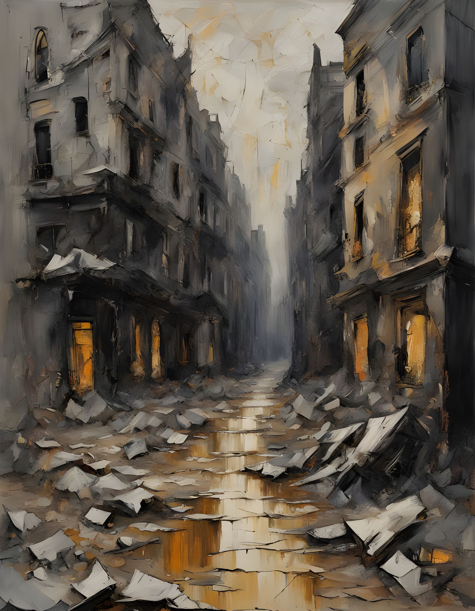 Monumental Artwork Inspired by Kiefer's Nuremberg