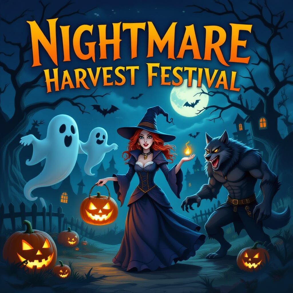 Nightmare Harvest Festival: Ghosts, Vampires, and Werewolves