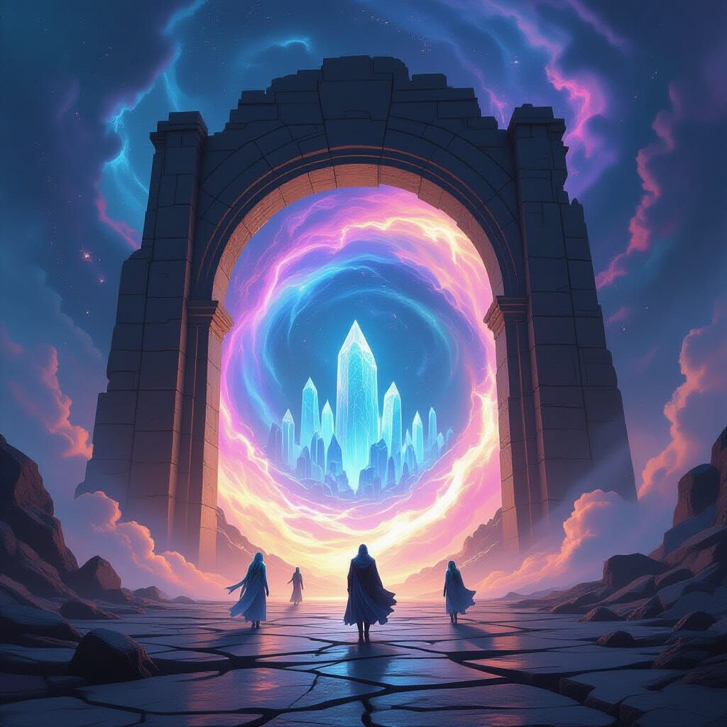 Cosmic Portal to Crystalline City