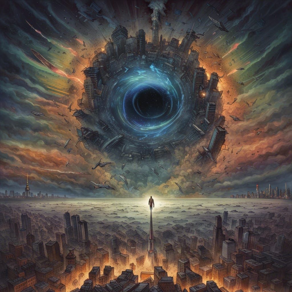 Apocalyptic World's End Landscape