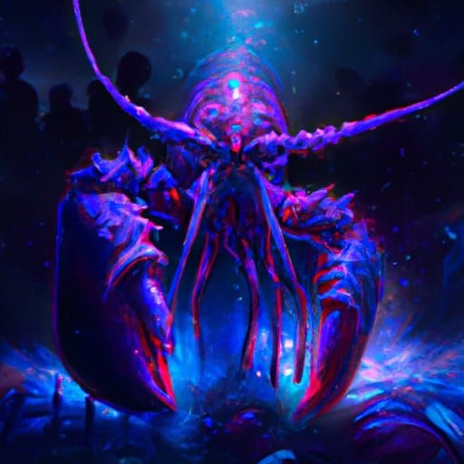Purple Velvet Lobster: A Digital Masterpiece