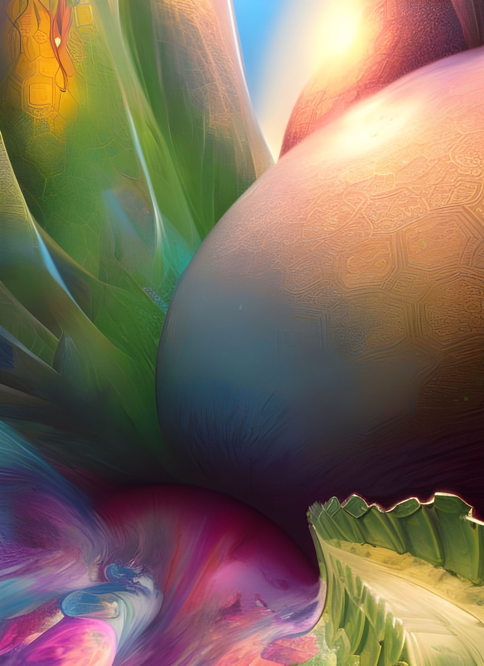 Intricate Geometric Abstract Art in 8K Resolution