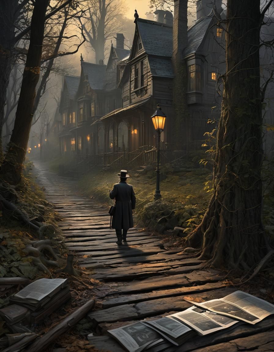 Mice Horror in Doré and Rutkowski Style