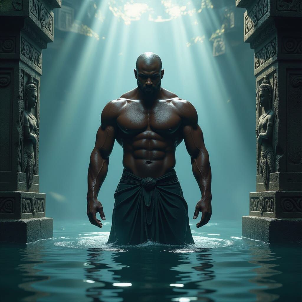 Mythical Water Negro Emerges from São Francisco River