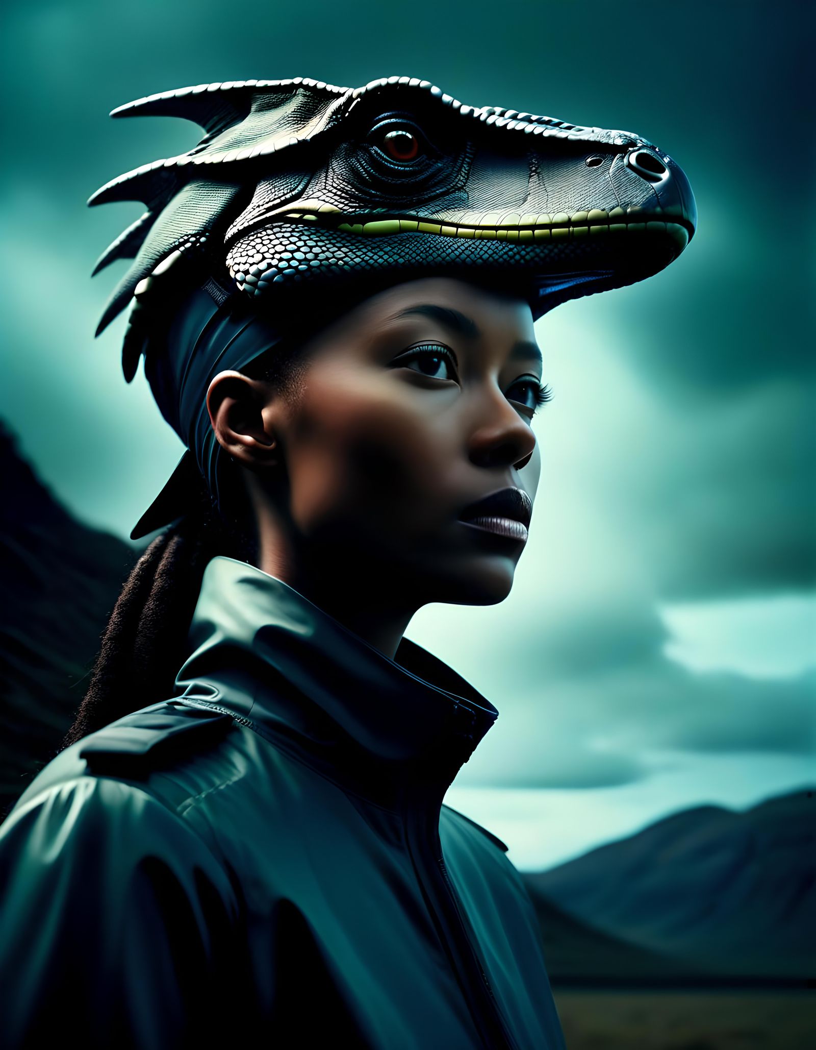 Surreal Portrait in Cinematic Style