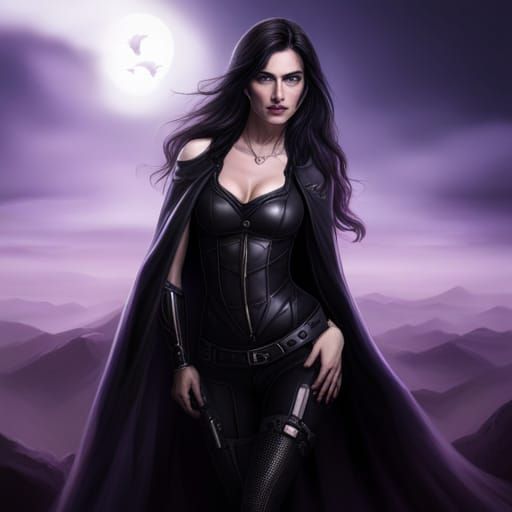 Mysterious Woman in Black