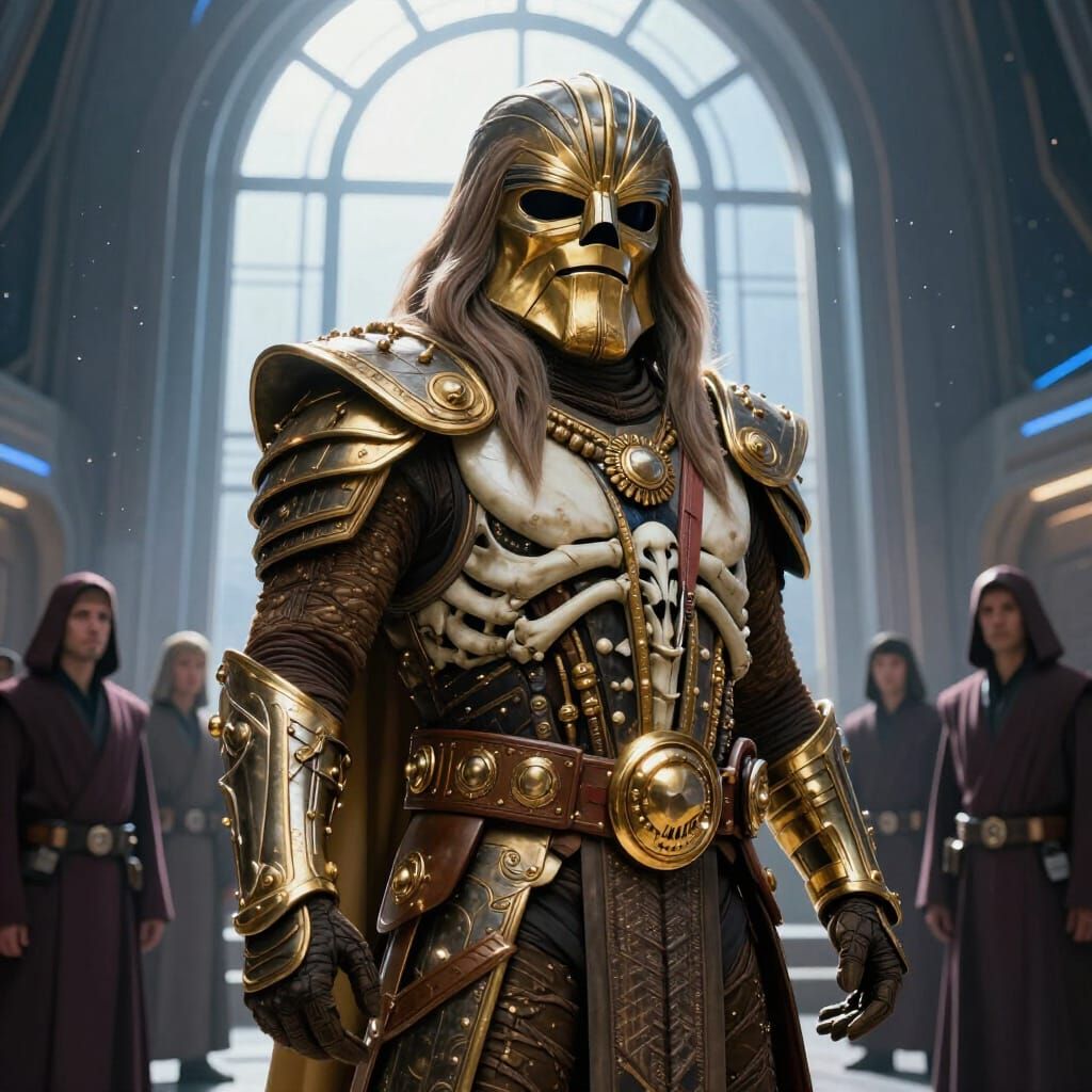Jabba the Hutt as Asgardian Emperor Teaching Jedi