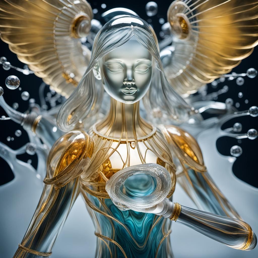 Glass and Water High Priest Figure