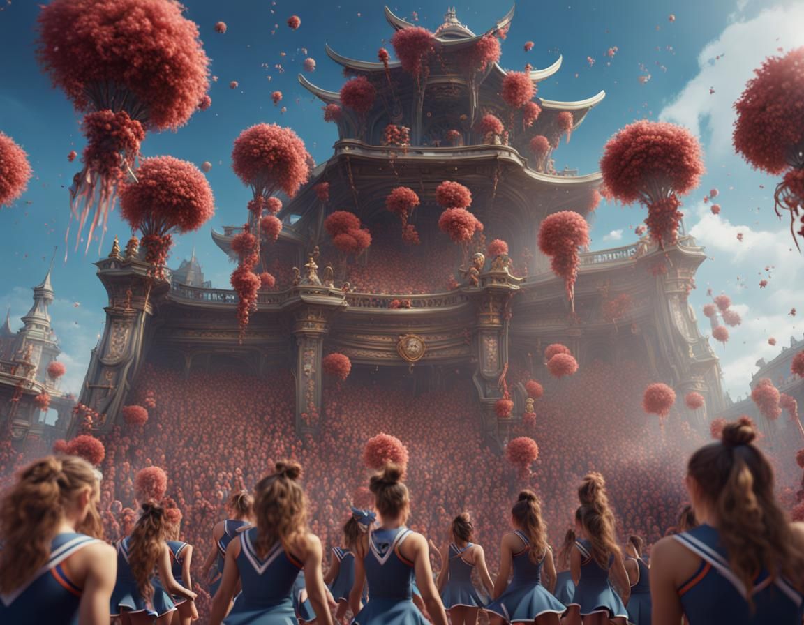 Millions of Cheerleaders: Detailed Fantasy Concept Art