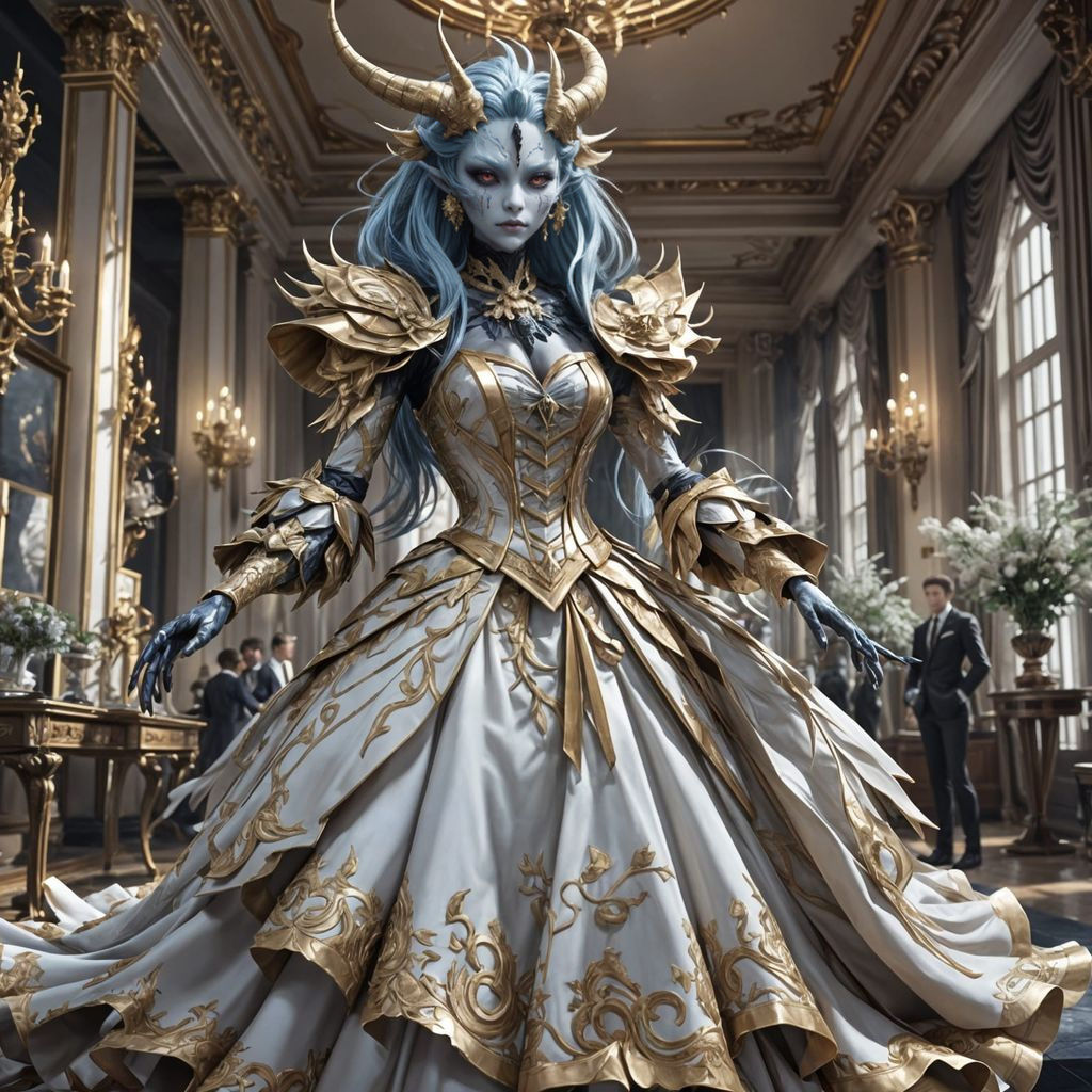 Monster in Formal Dress: 3D Anime Art