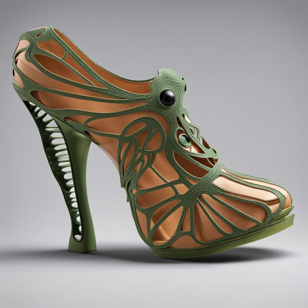 Shoe Designed to Look Like a Fly