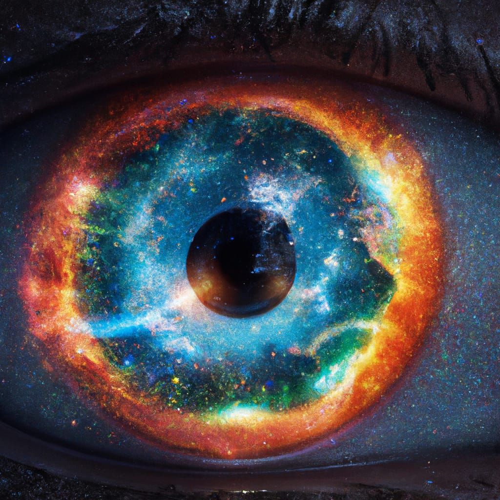 Galaxy Eyeball: Photorealistic Close Up