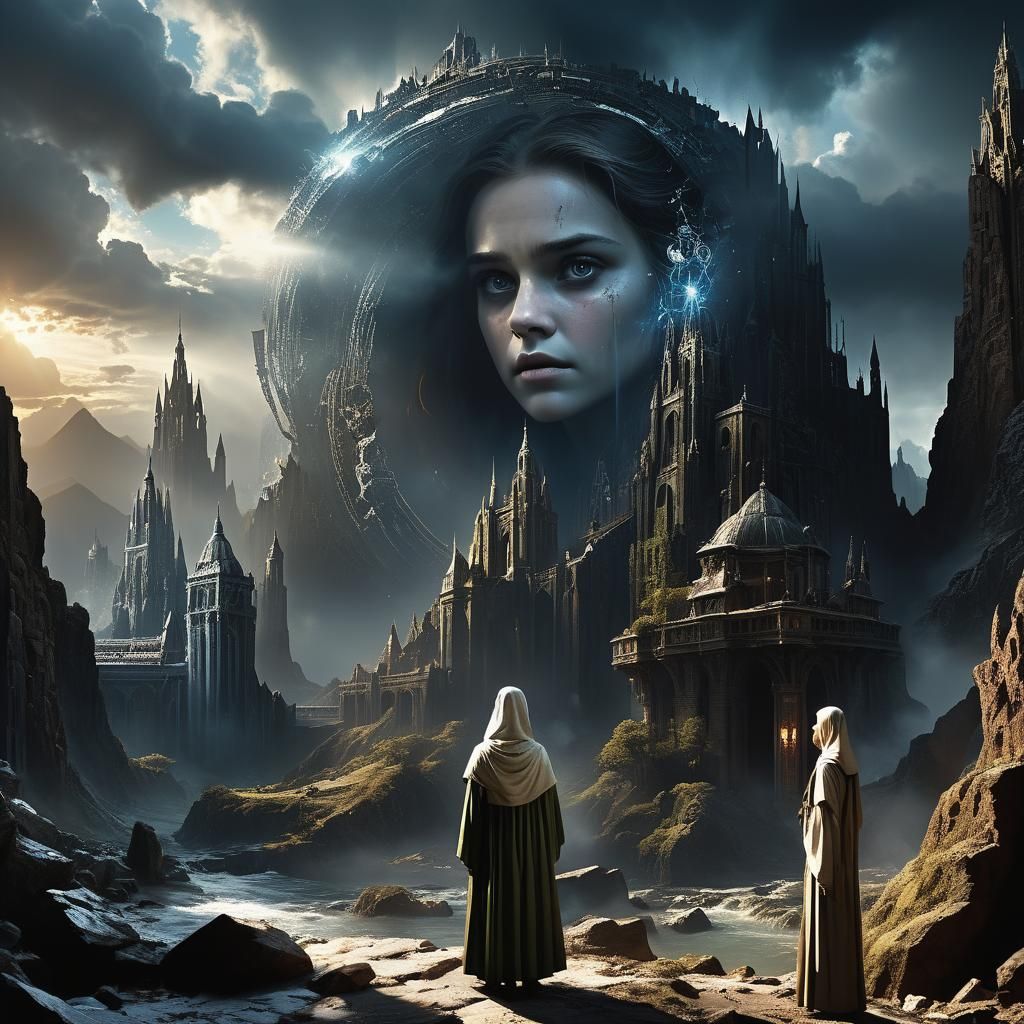 Epic Cinematic Digital Painting with Dramatic Lighting