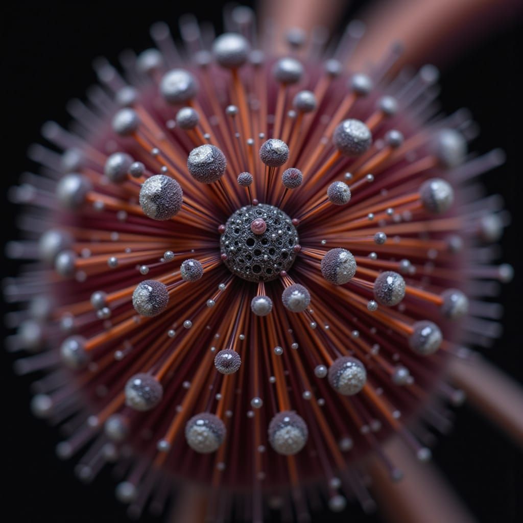 Macro Close-Up of Lilith as Alien Organism