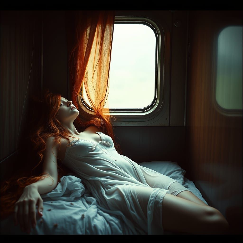 Ethereal Night Train Horror