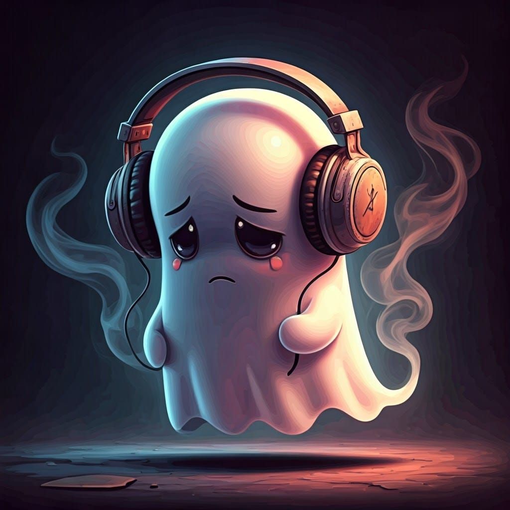 Ethereal Ghost Listens to Melancholic Music