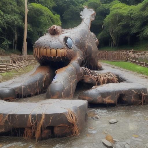 Anthropomorphic Potato's Silent Scream in Psychedelic Art