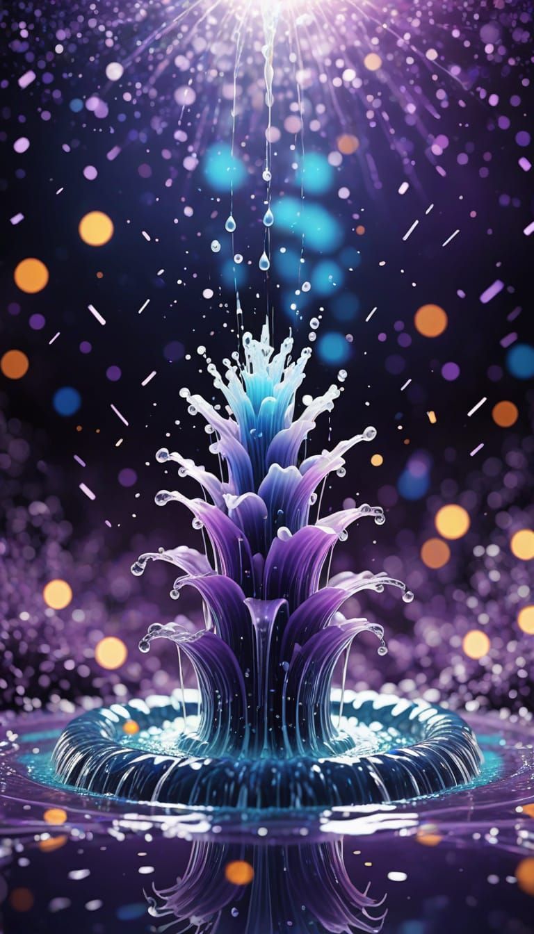 Ethereal Physics Visualization with Glowing Particles and Bo...