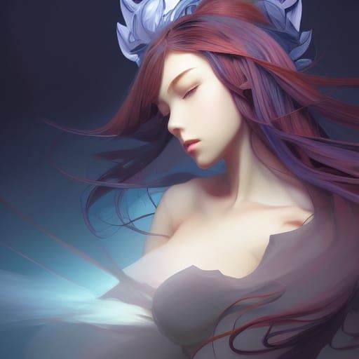 Anime Queen Portrait in 8k Resolution