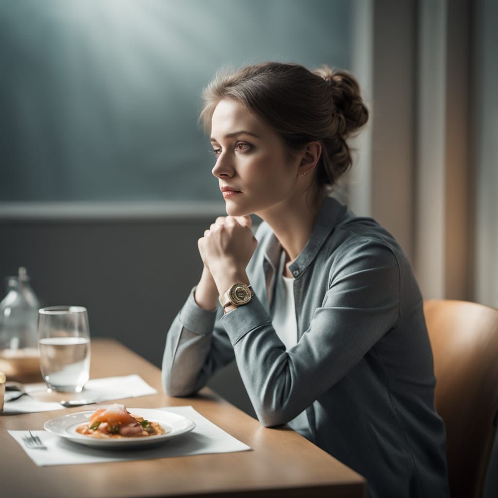 Woman in Quiet Resilience Amidst Fibro Fog