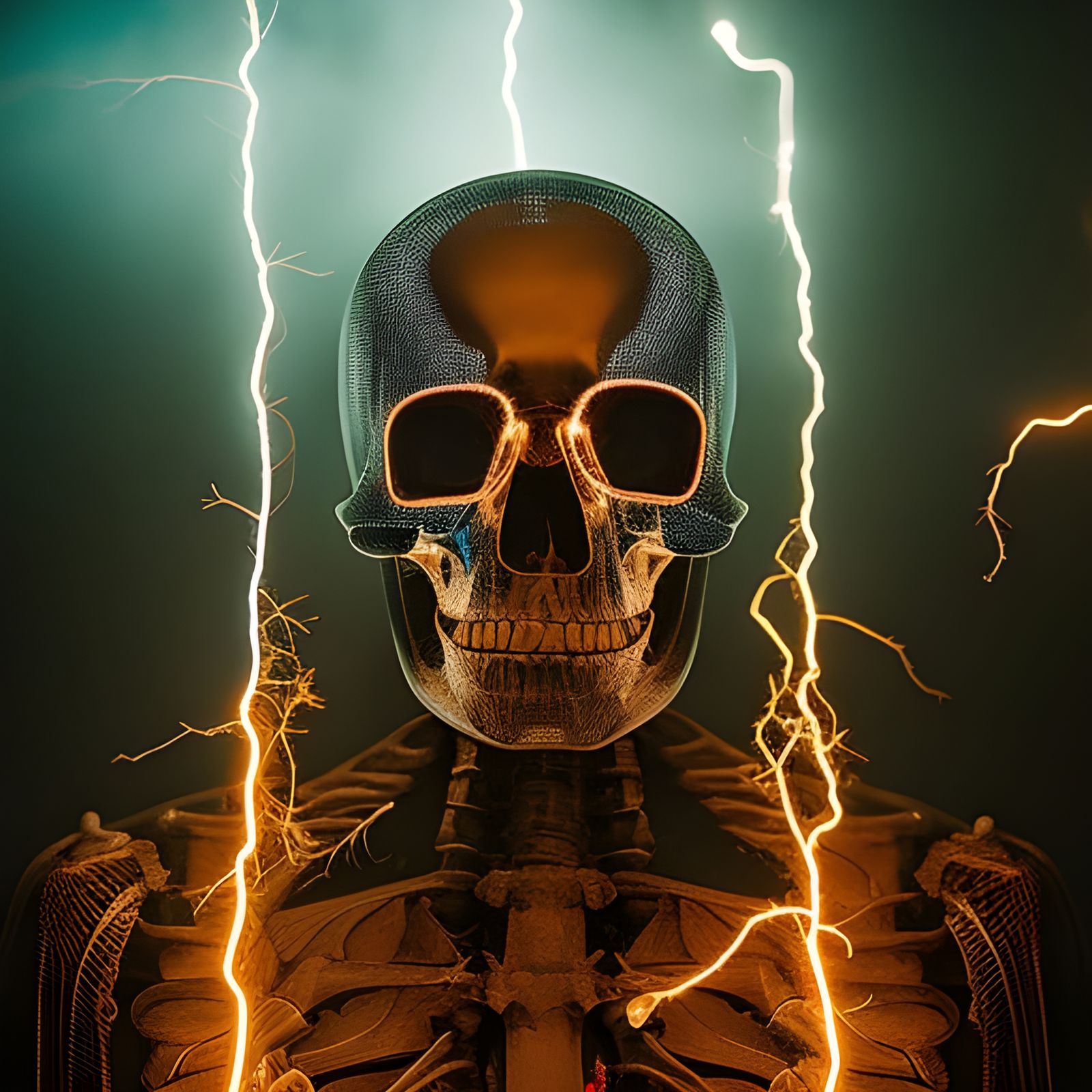 spooky, scary skeletons will wake you with a boo