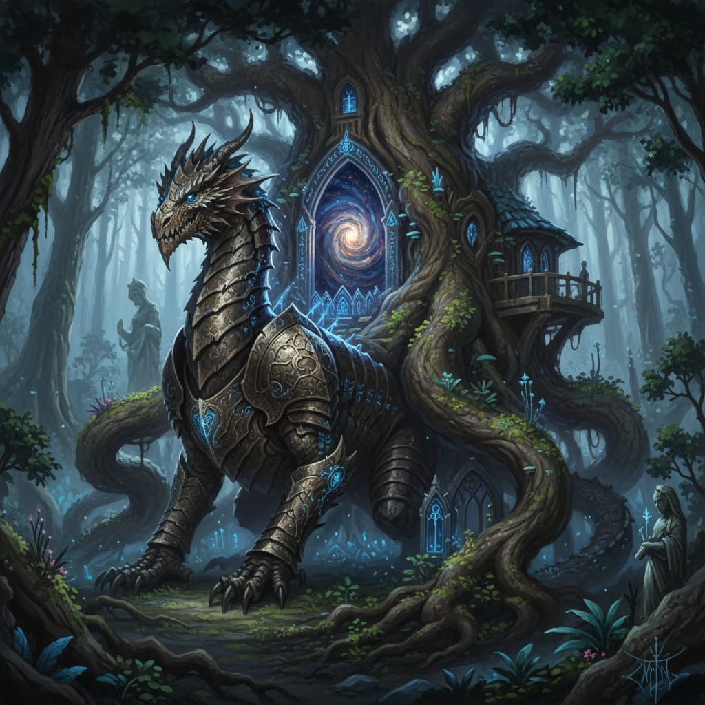Dragon Guardian of the Treehouse Portal