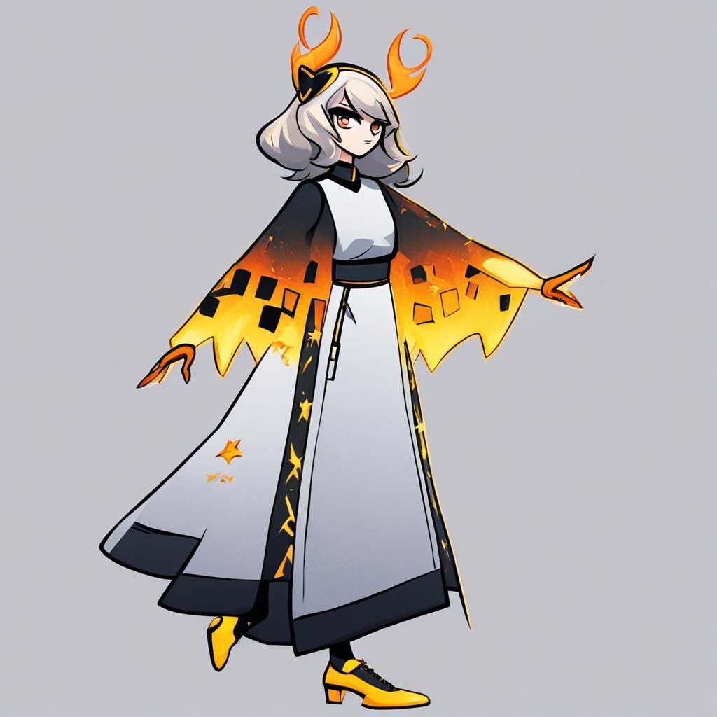 Hazbin Hotel Character in Light, Attractive Style