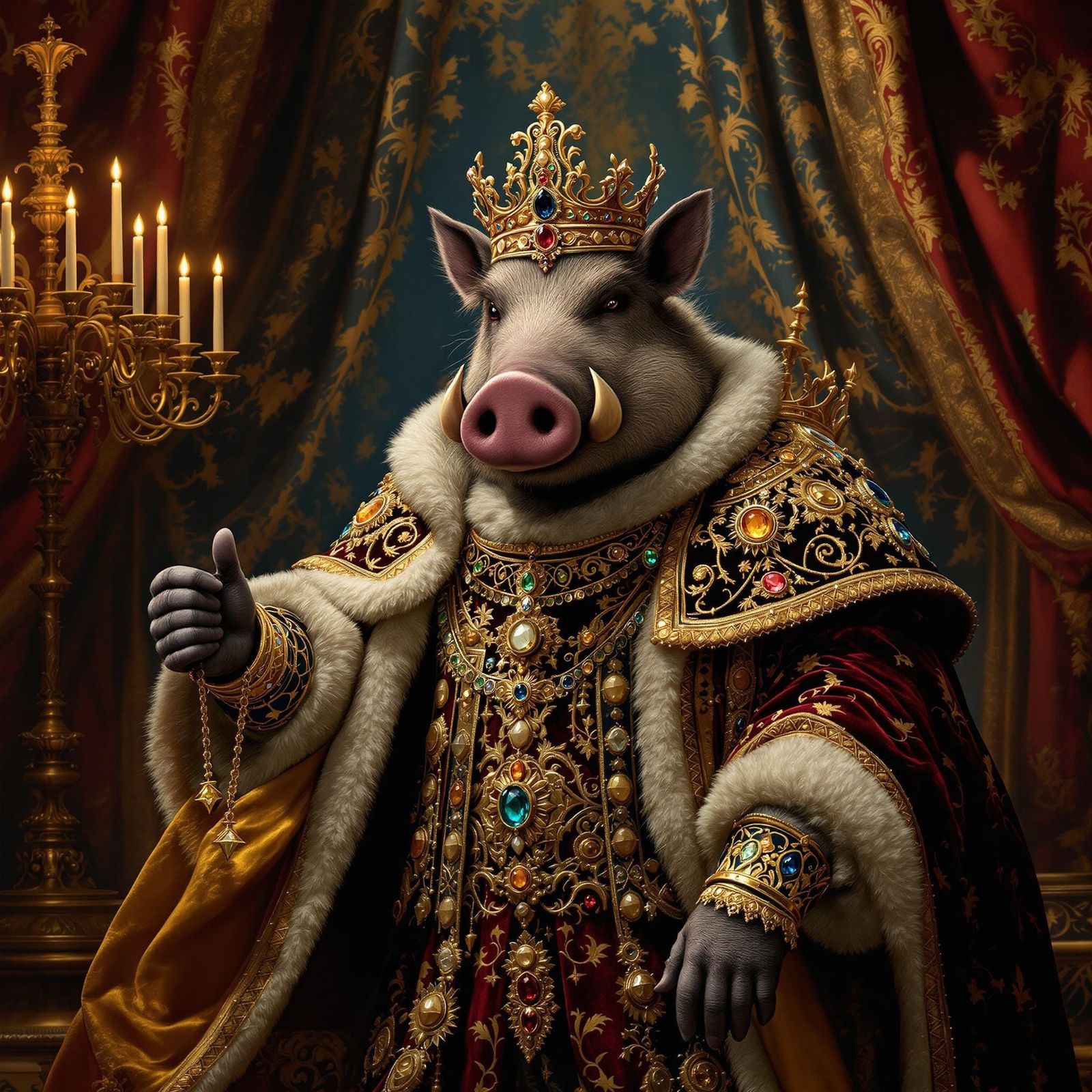 Renaissance Warthog King