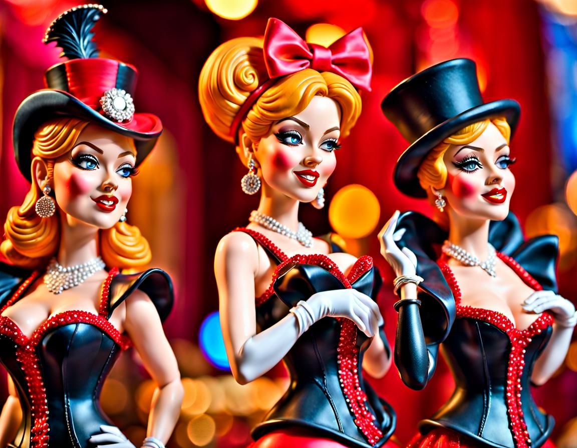 Moulin Rouge dancing girls