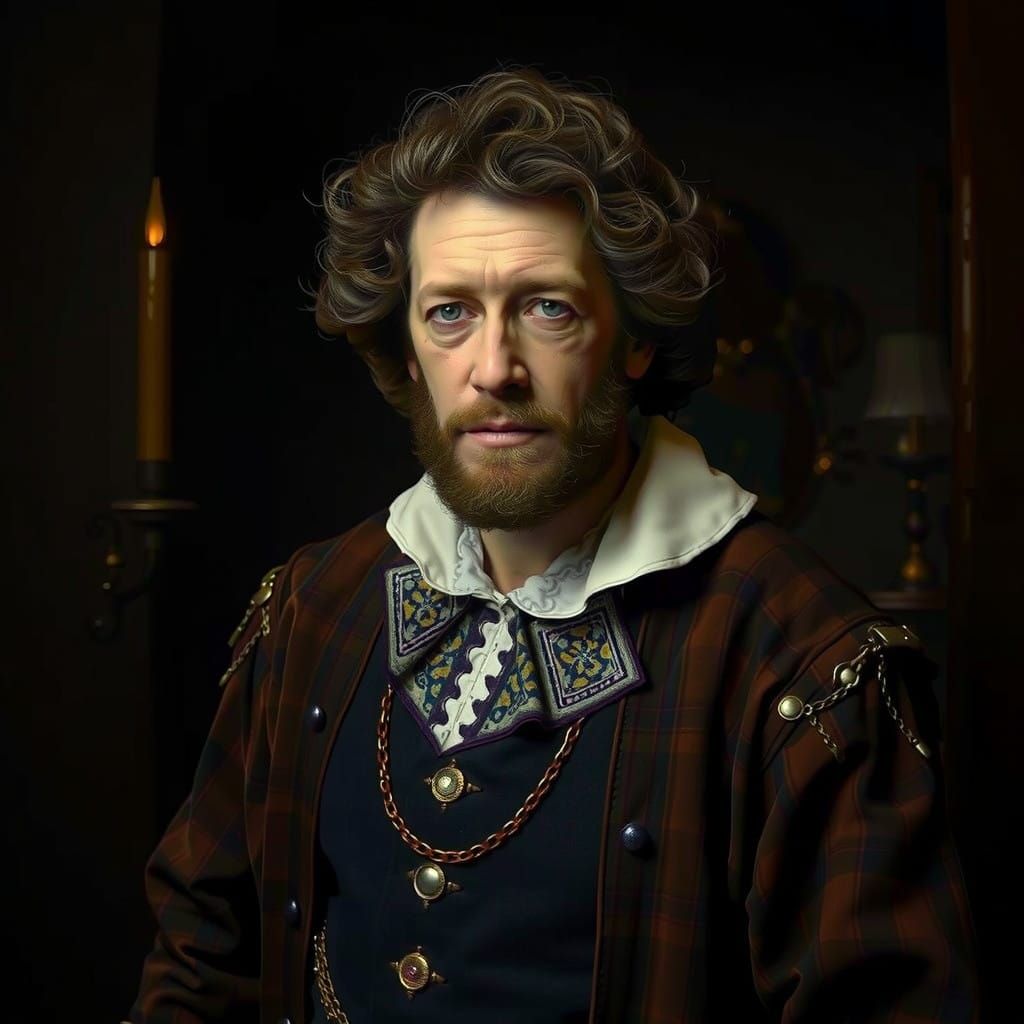 Golden Light Illuminates Rembrandt's Introspective Self-Port...