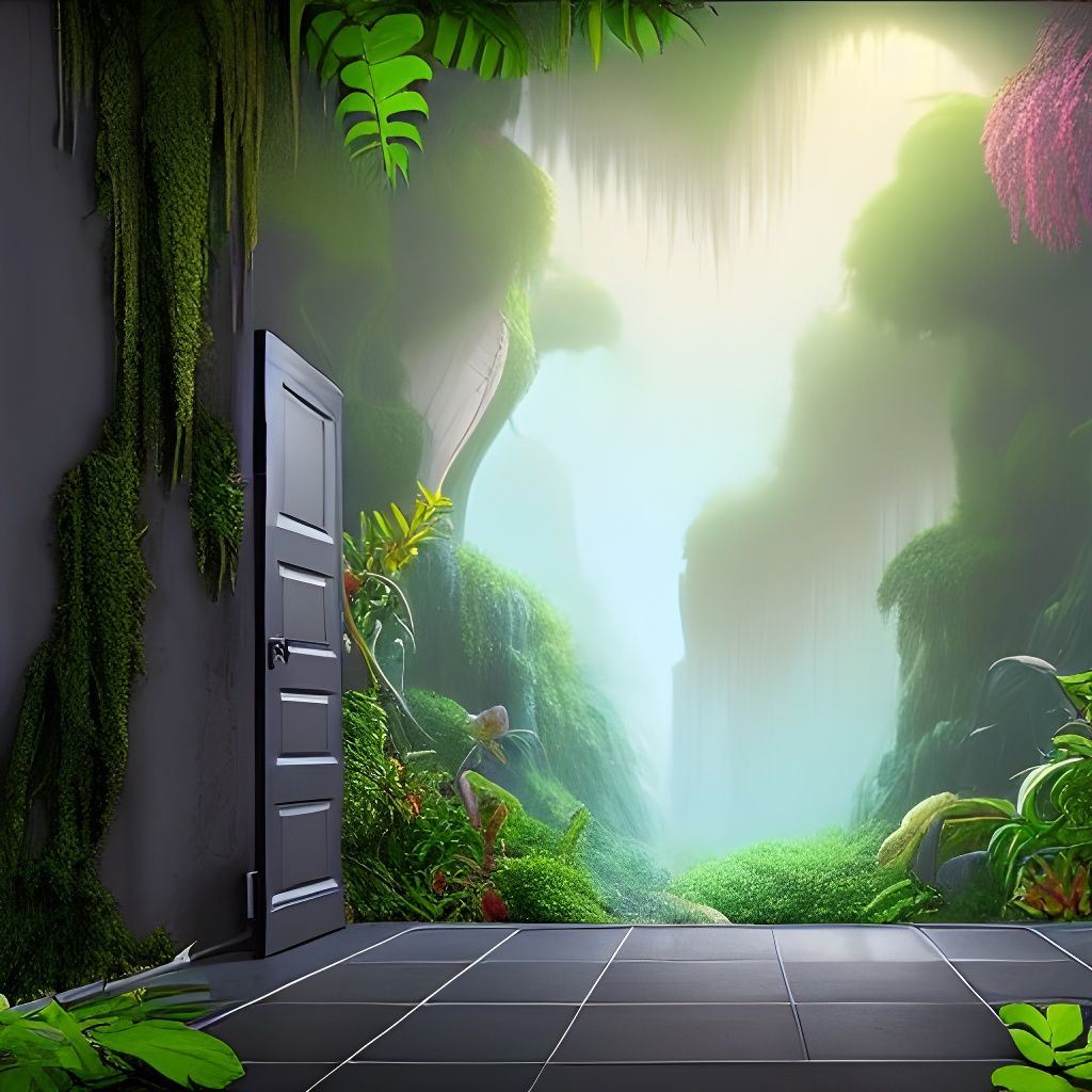 Doorway to Paradise: A Matte Painting